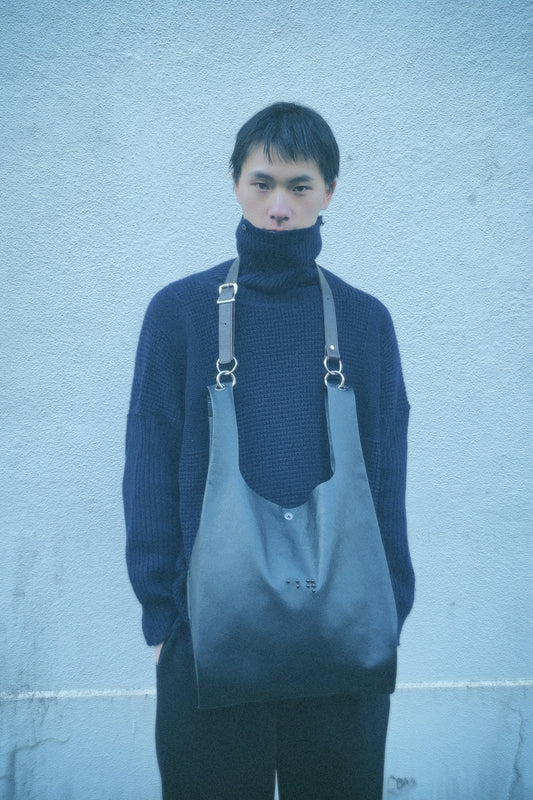 【LAST—1】LEATHER ECO BAG_BLACK