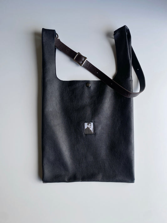 LEATHER ECO BAG_BLACK